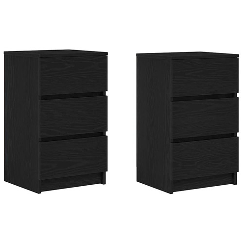 Nachttische 2er set schwarz - set,
