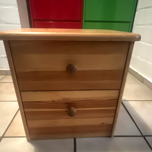 Holz nachttisch braun - holz,
