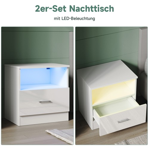 Nachttisch 2er set - , 45cm