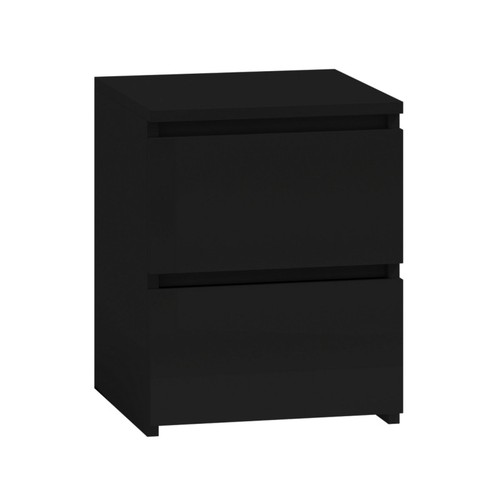Nachttisch schwarz 30x30x40 - nachttisch,