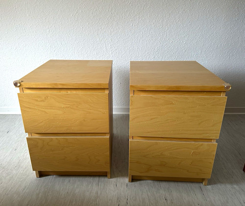 2er set nachttische holz - 2er-set,