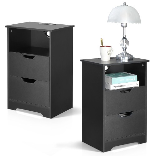 Nachttisch nachtschrank - 2x,