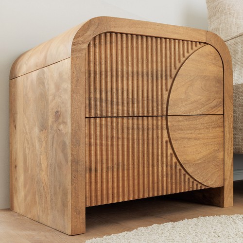 Massivholz nachttisch art - massivholz, deco