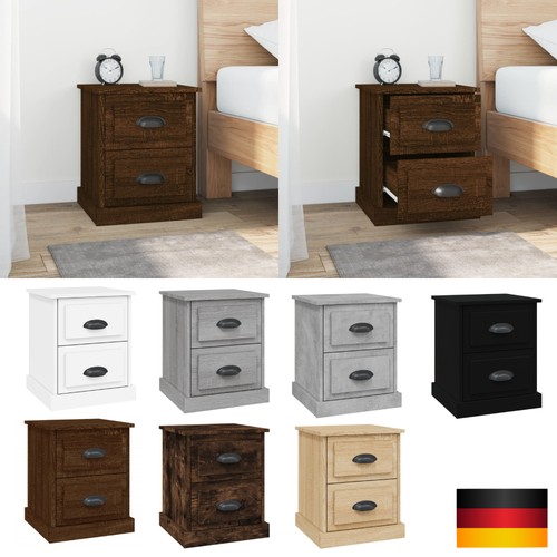 Nachttisch mit schubladen - nachttisch,